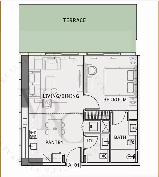 Flat 47m² in UAE, Dubai. Priced at 263228$ rent photo-17