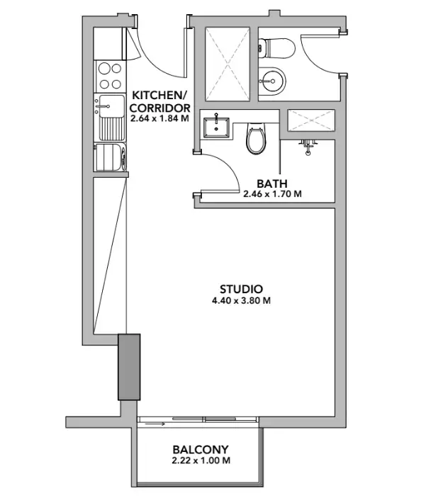Flat 38m² in UAE, Sharjah. Priced at 120356$ rent photo-10