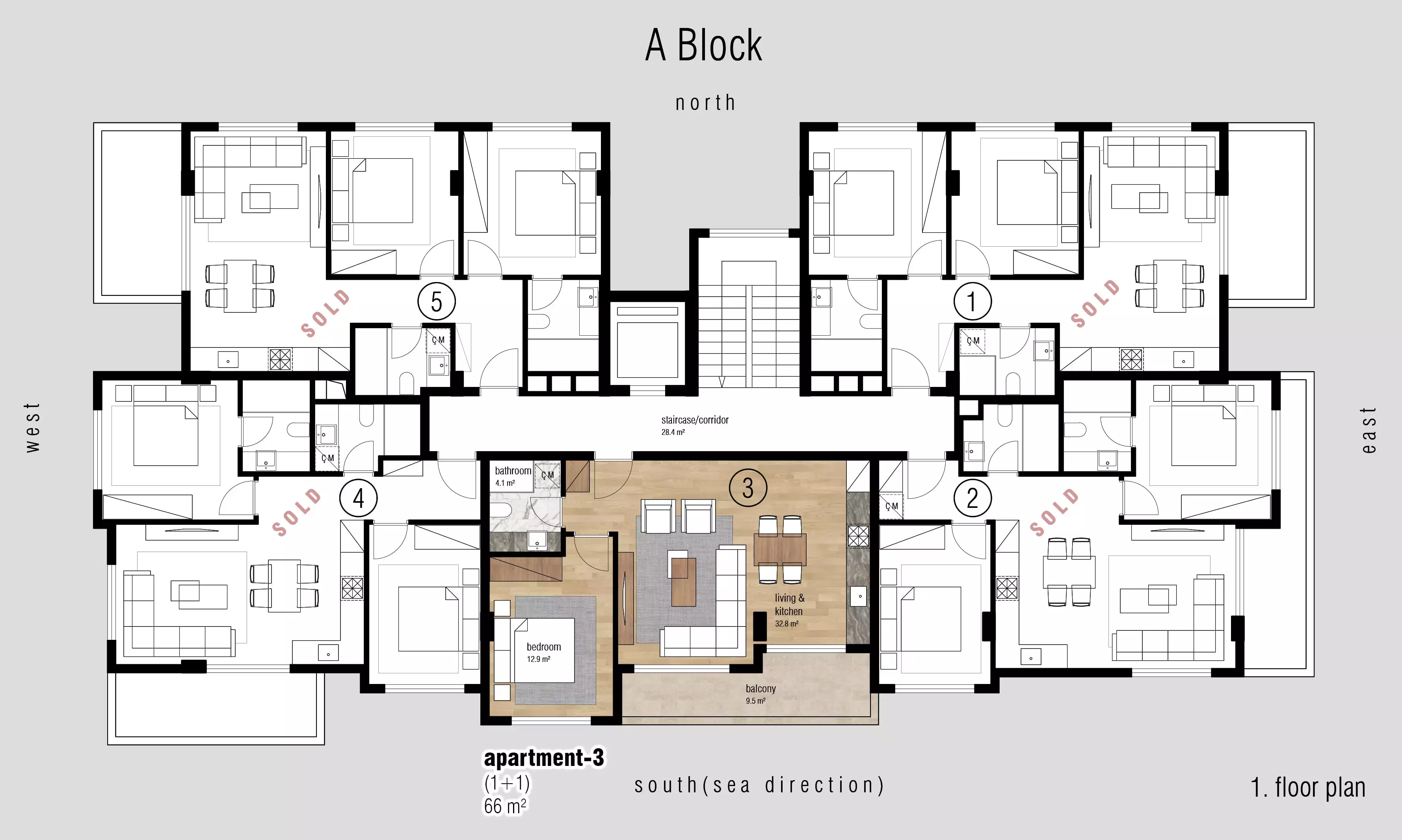 Flat 57m² in Turkey, Oba. Priced at 195000€ rent photo-22