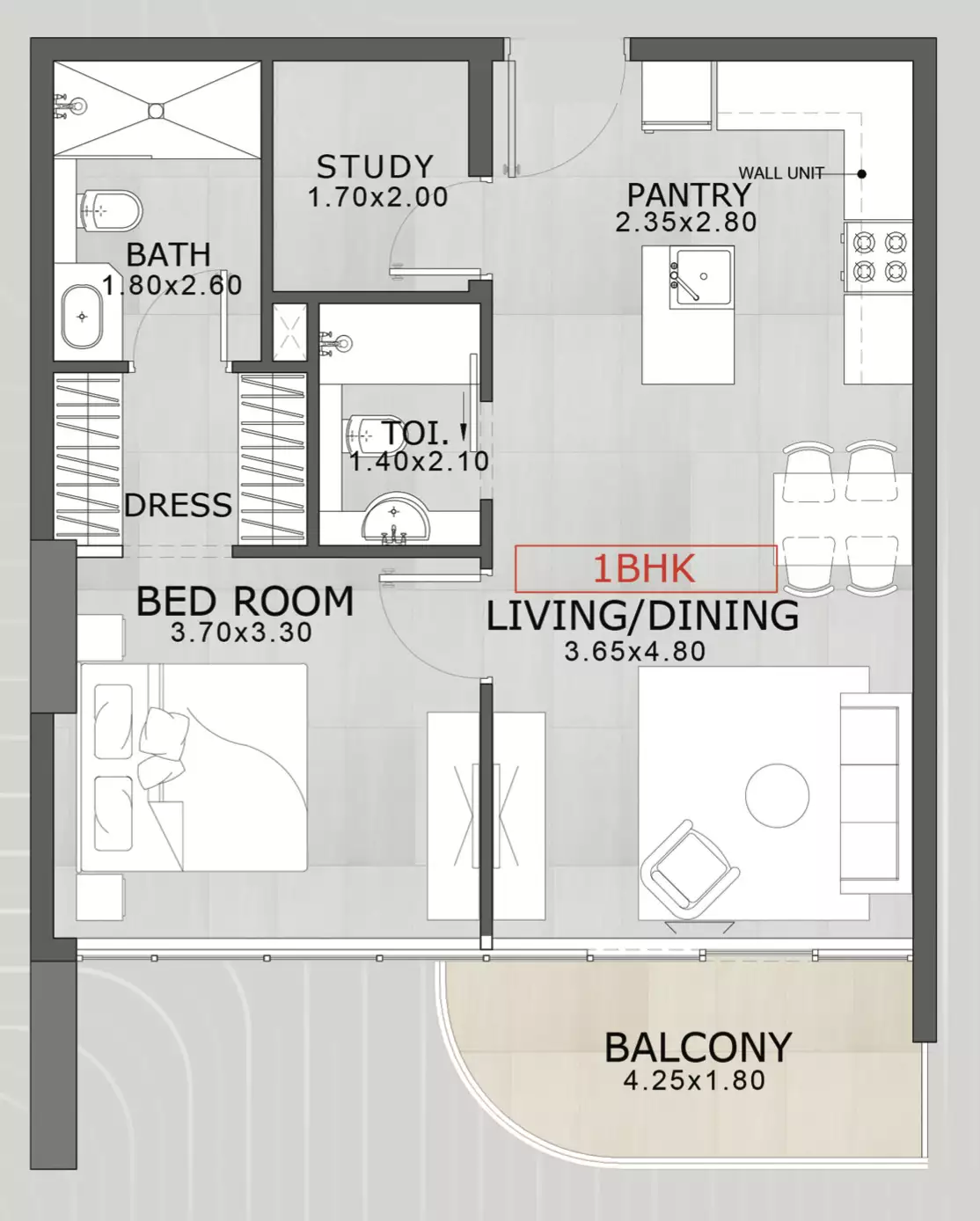 Flat 66m² in UAE, Dubai. Priced at 292450$ rent photo-12