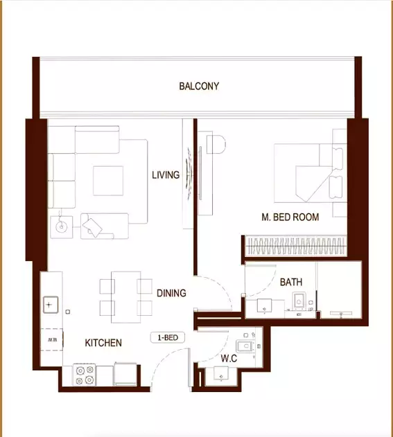 Flat 62m² in UAE, Dubai. Priced at 313961$ rent photo-11