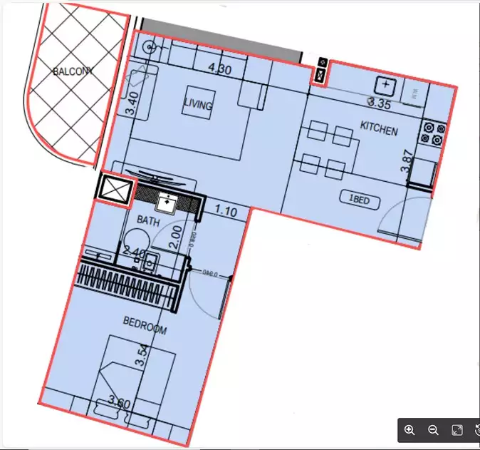 Flat 62m² in UAE, Dubai. Priced at 313961$ rent photo-12