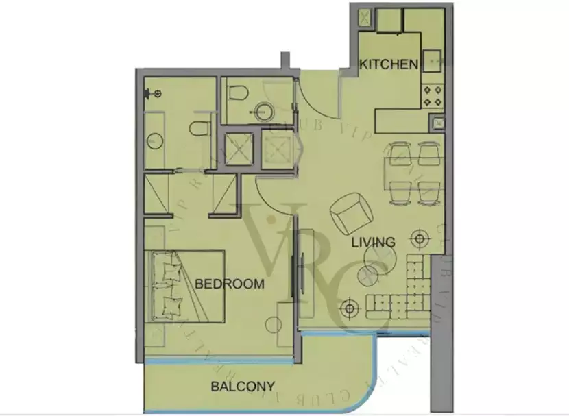 Flat 70m² in UAE, Dubai. Priced at 311182$ rent photo-9