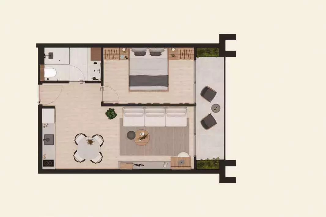 Flat 55m² in Montenegro, Herceg Novi. Priced at 380000€ rent photo-30