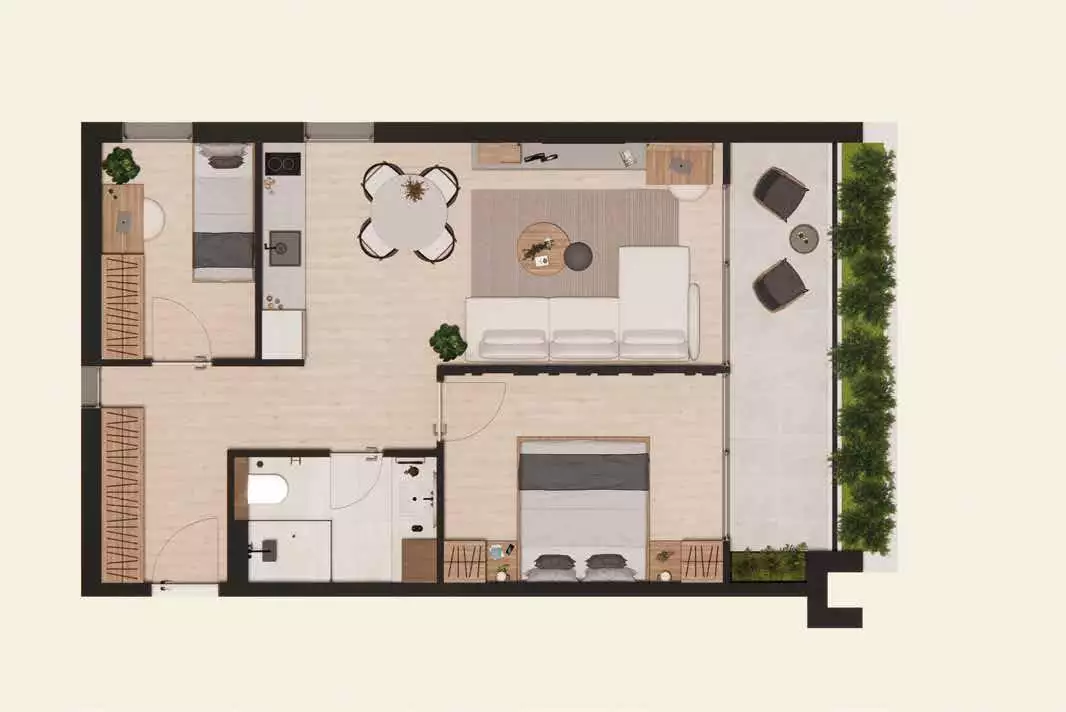 Flat 55m² in Montenegro, Herceg Novi. Priced at 380000€ rent photo-32