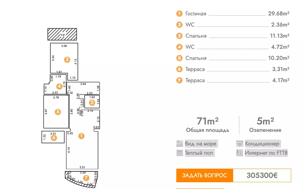 Flat 66m² in Montenegro, Becici. Priced at 305300€ rent photo-18