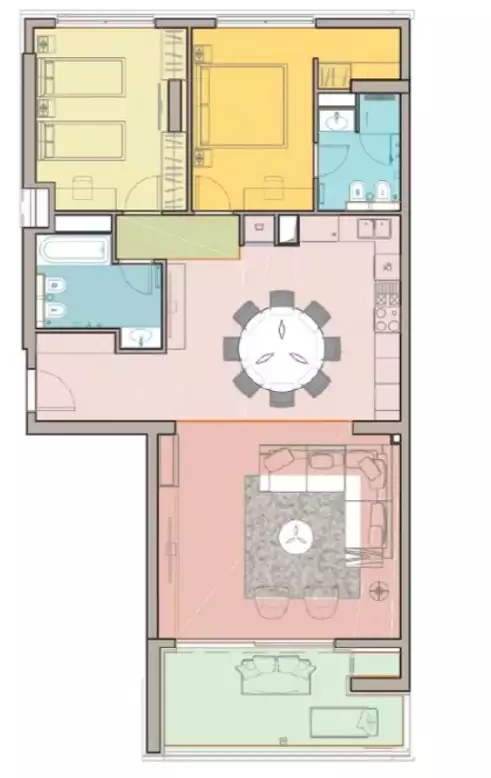 Flat 107m² in Montenegro, Rafailovici. Priced at 620600€ rent photo-6
