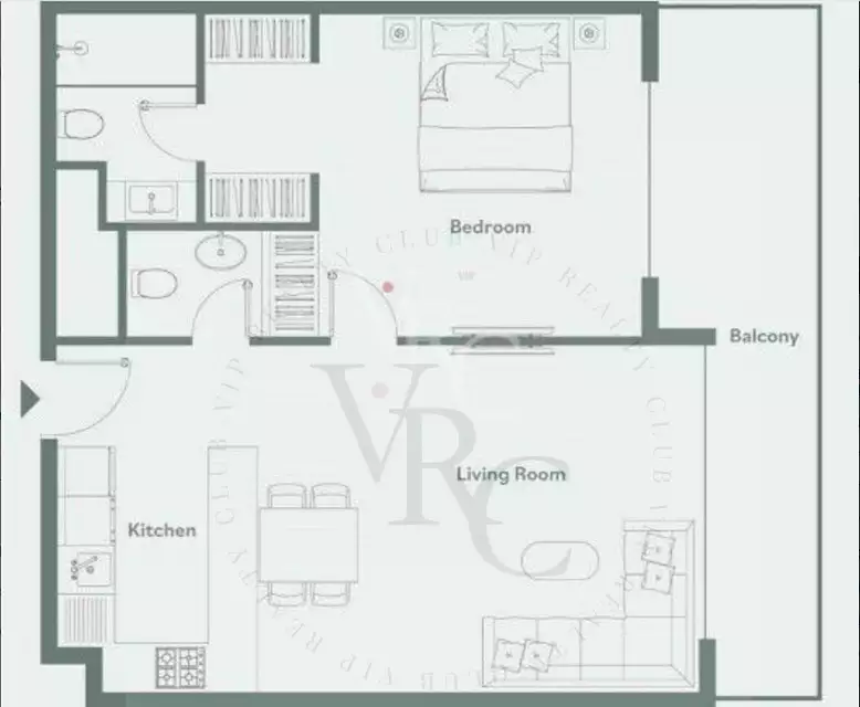 Flat 79m² in UAE, Jumeirah Vilaj Circle (JVC). Priced at 334023$ rent photo-5