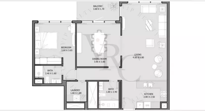 Flat 87m² in UAE, Yas. Priced at 297849$ rent photo-5