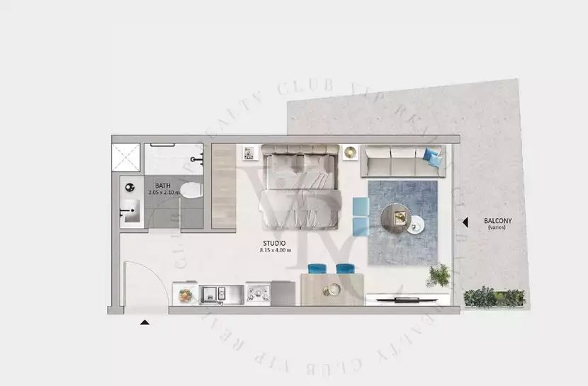 Flat 73m² in UAE, Yas. Priced at 417708$ rent photo-13