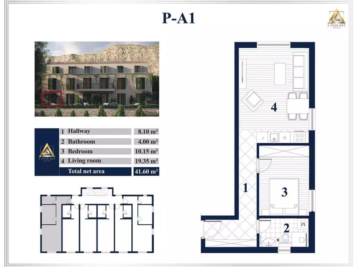 Flat 51m² in Montenegro, Prcanj. Priced at 175000€ rent photo-21