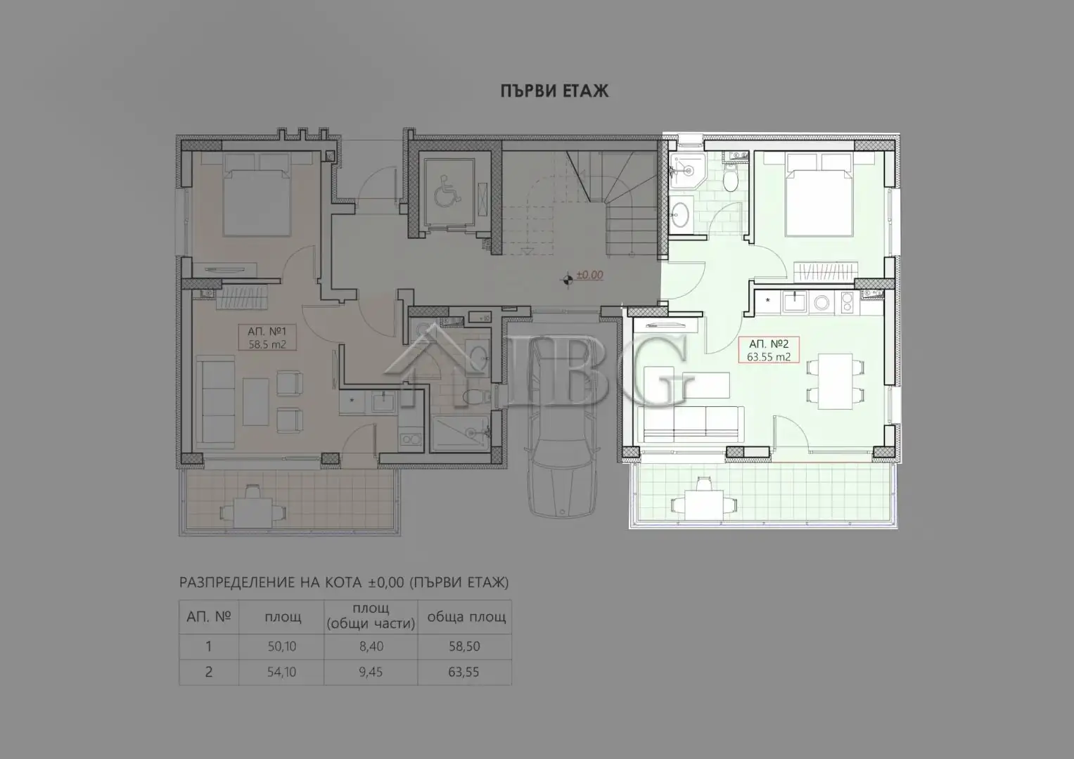 Flat 63m² in Bulgaria, Sveti Vlas. Priced at 94900€ rent photo-1