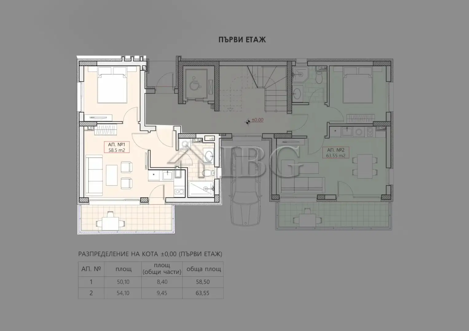 Flat 58m² in Bulgaria, Sveti Vlas. Priced at 87500€ rent photo-1
