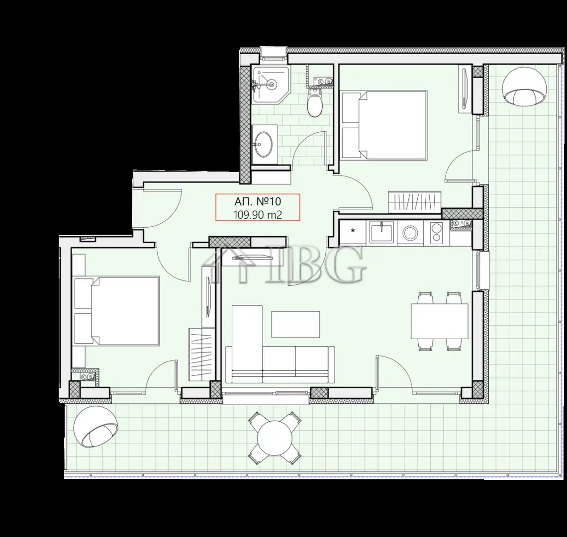 Flat 110m² in Bulgaria, Sveti Vlas. Priced at 149700€ rent photo-4