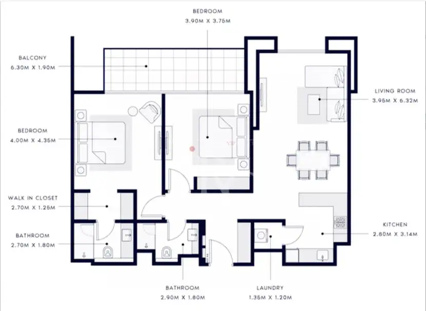 Flat 133m² in UAE, Dubai. Priced at 524449$ rent photo-6