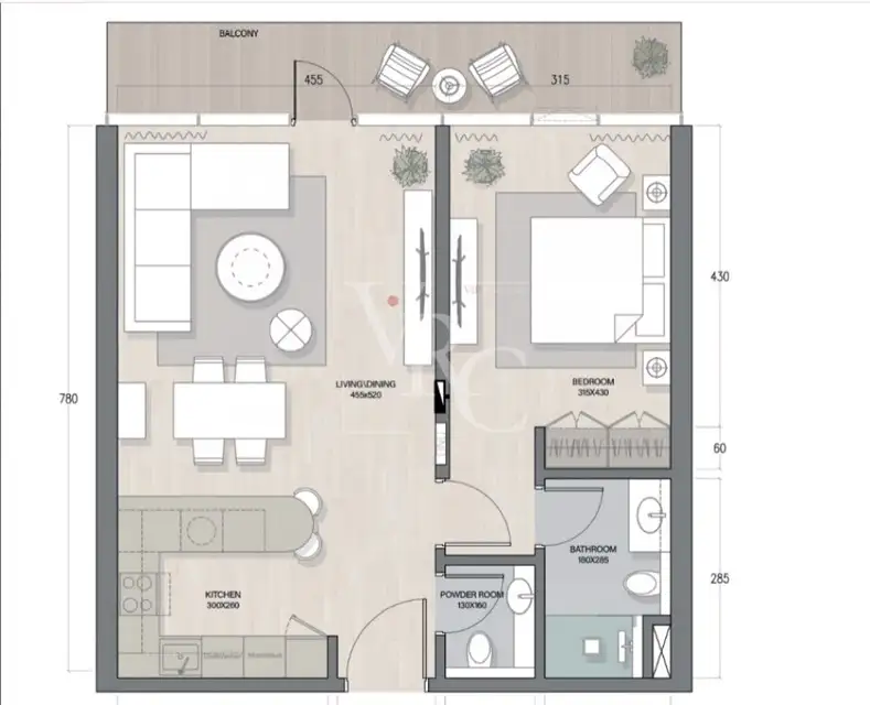 Flat 59m² in UAE, Ras al-Khaimah. Priced at 385849$ rent photo-5