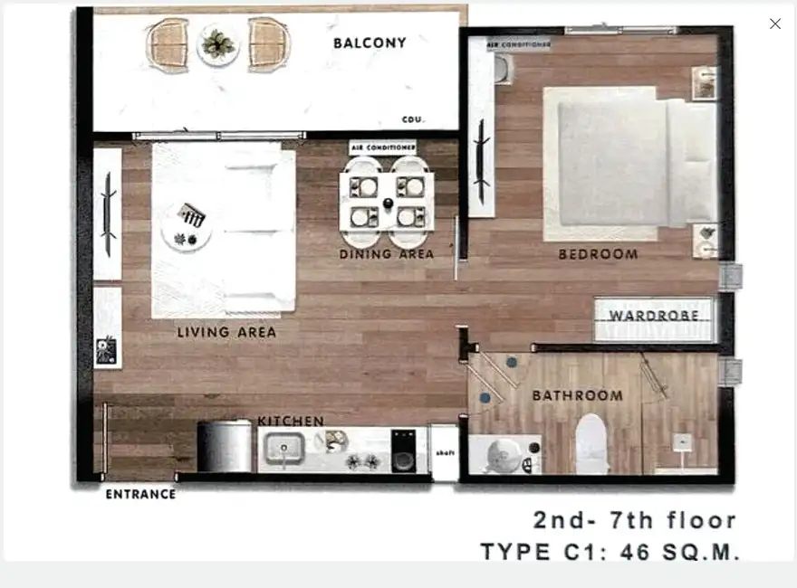 Flat 46m² in Thailand, Phuket. Priced at 195000$ rent photo-11