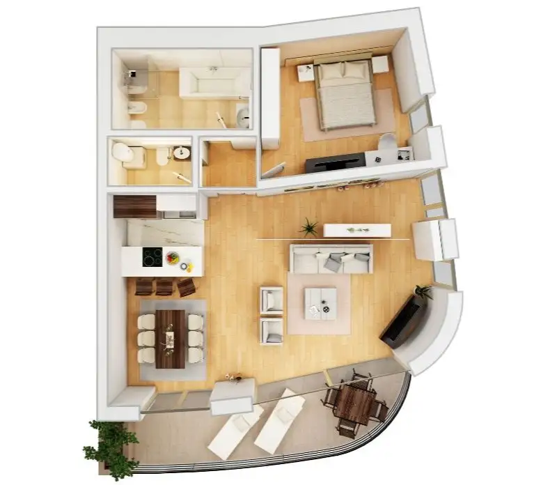 Flat 95m² in Montenegro, Budva. Priced at 1020000€ rent photo-16
