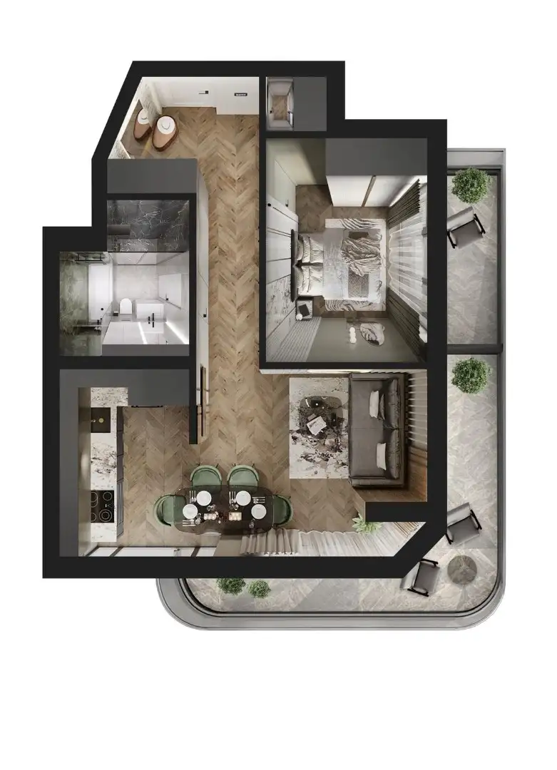Flat 76m² in Montenegro, Bar. Priced at 182400€ rent photo-16