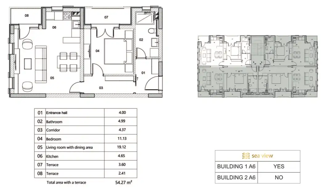 Flat 54m² in Montenegro, Risan. Priced at 162810€ rent photo-17