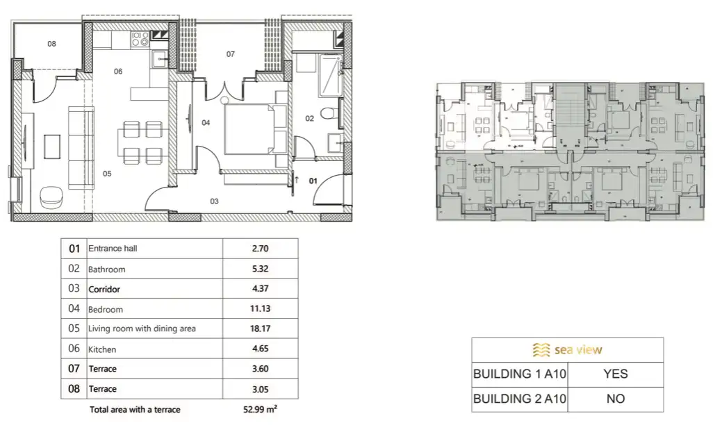 Flat 53m² in Montenegro, Risan. Priced at 164269€ rent photo-17