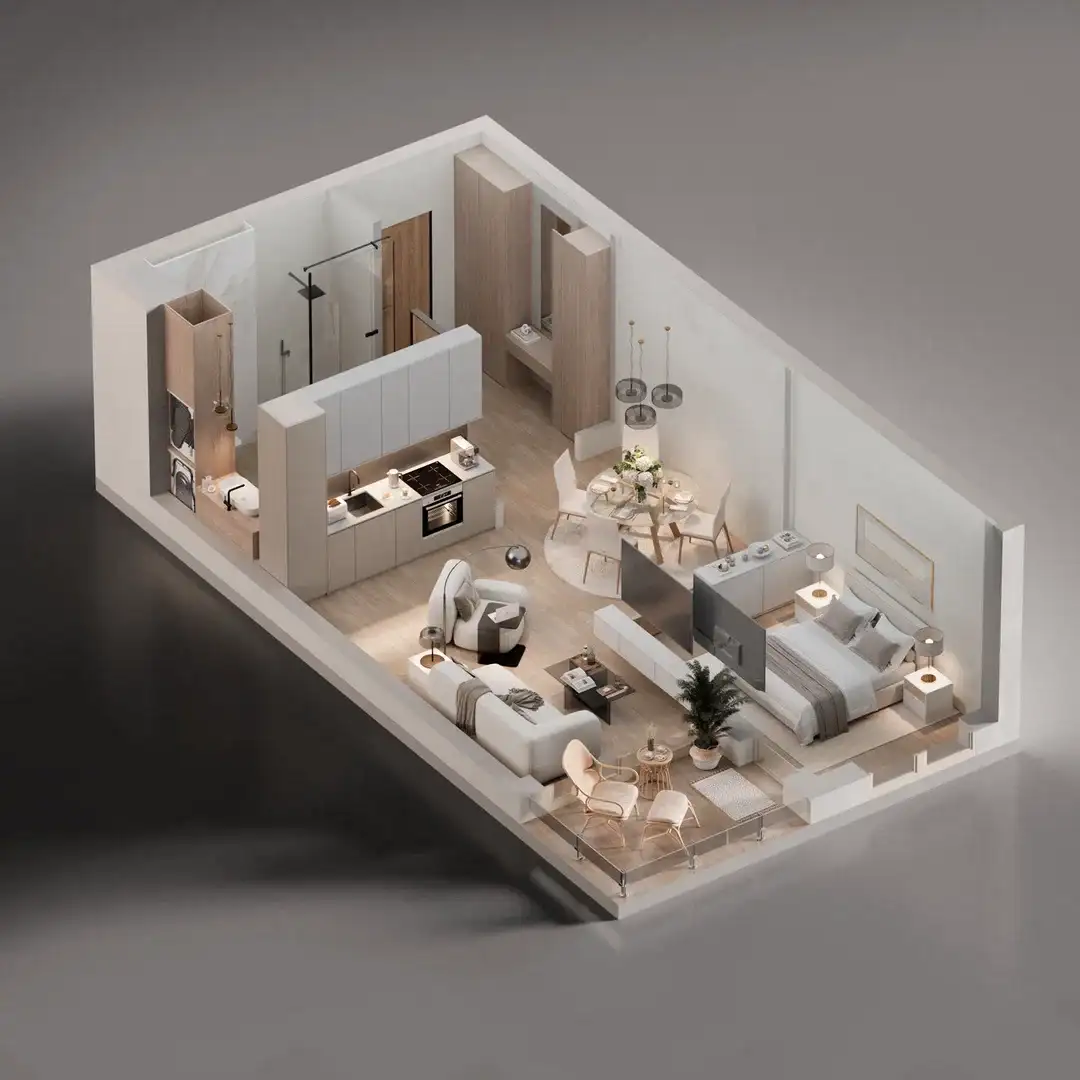 Flat 53m² in Montenegro, Becici. Priced at 174900€ rent photo-9