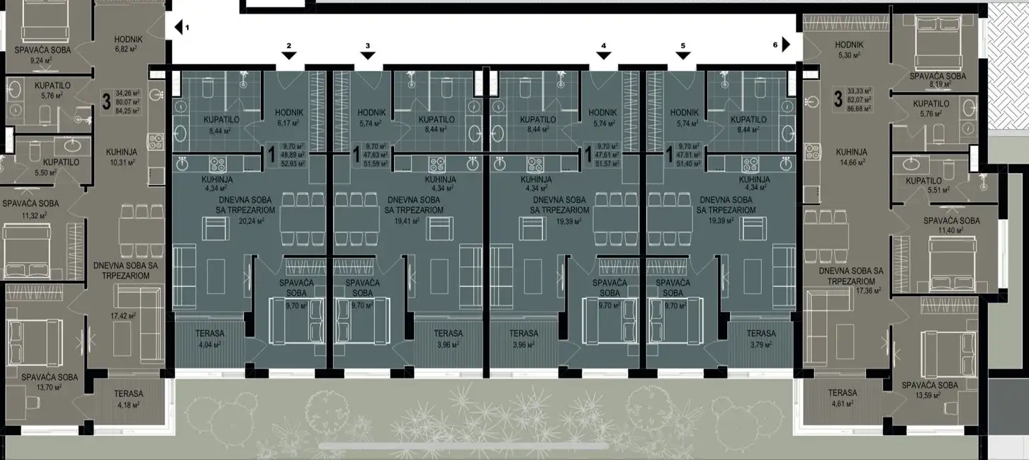 Flat 53m² in Montenegro, Becici. Priced at 174900€ rent photo-10