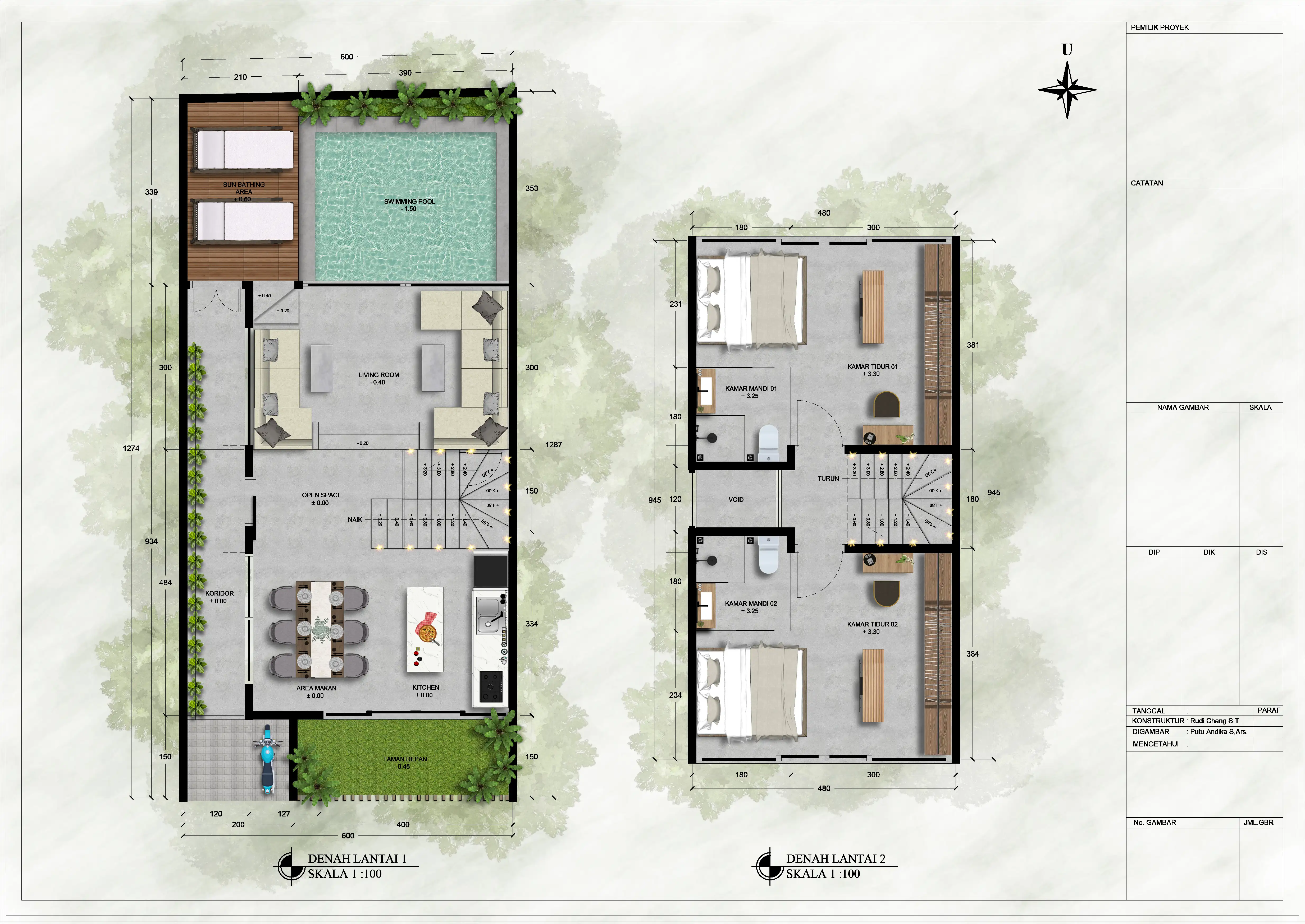 Villa 104m² in Indonesia, Tabanan. Priced at 120000$ rent photo-1