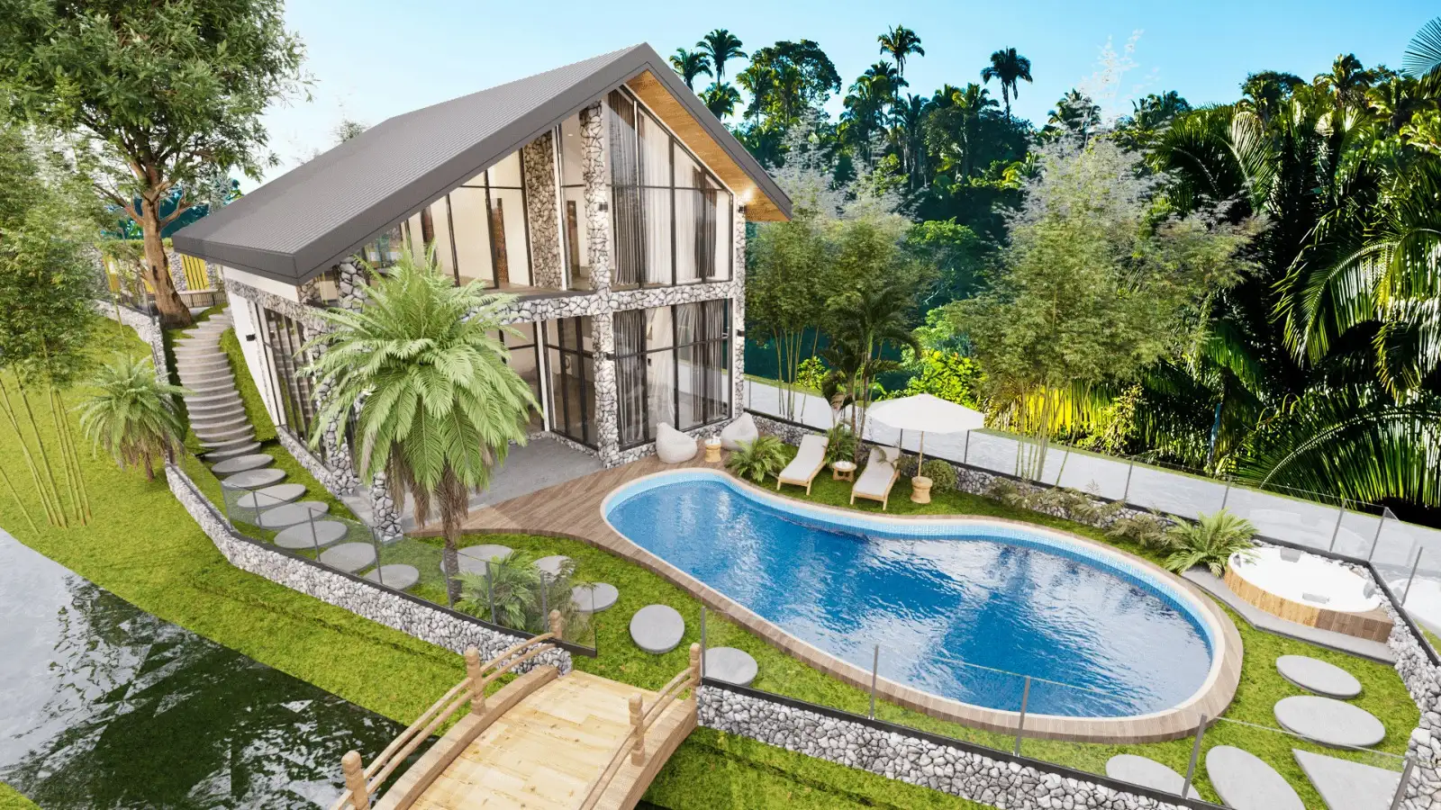 Villa 187m² in Indonesia, Ubud. Priced at 335000$ rent photo-3