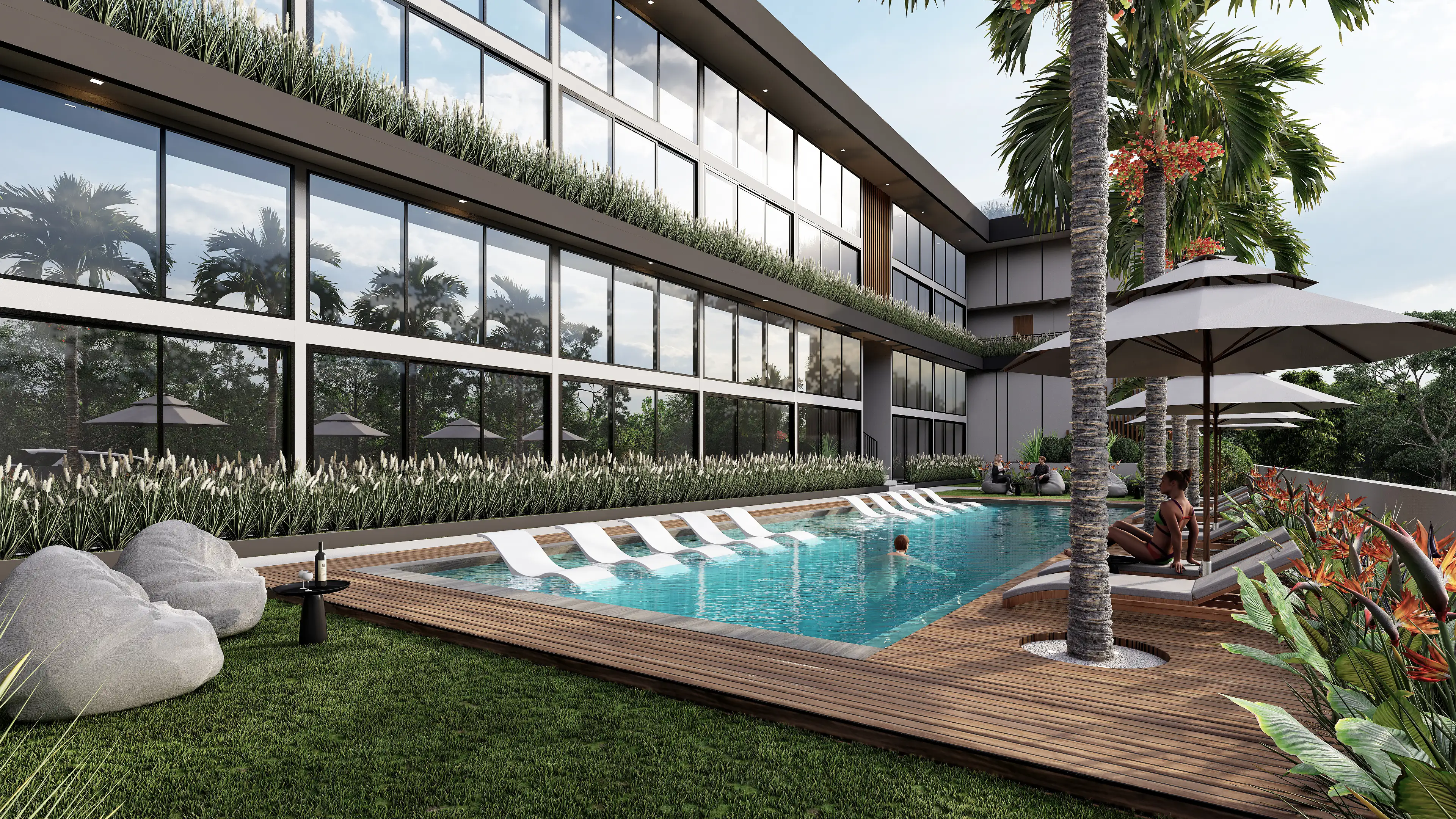 Flat 60m² in Indonesia, Canggu. Priced at 155000$ rent photo-1
