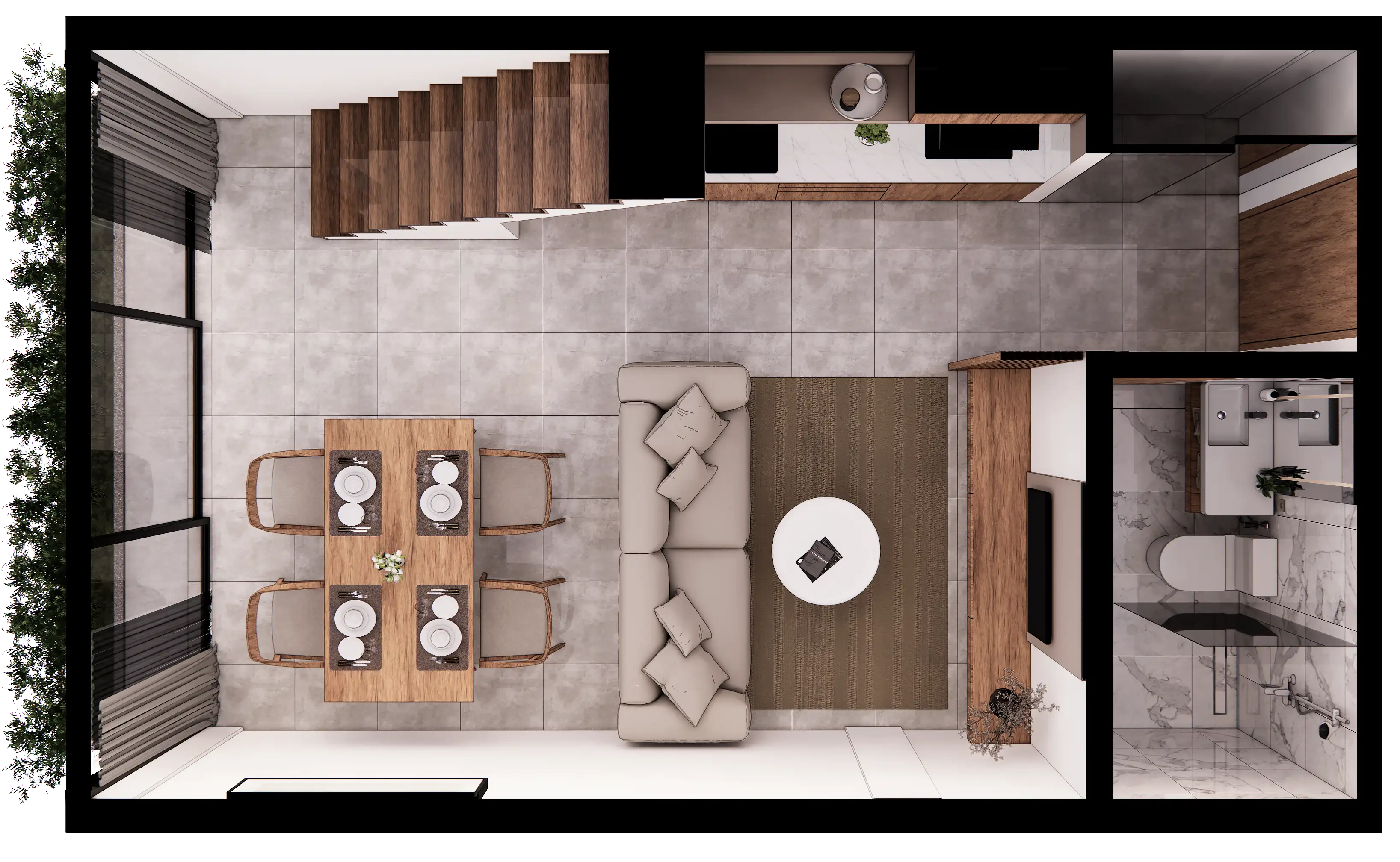 Flat 60m² in Indonesia, Canggu. Priced at 155000$ rent photo-4