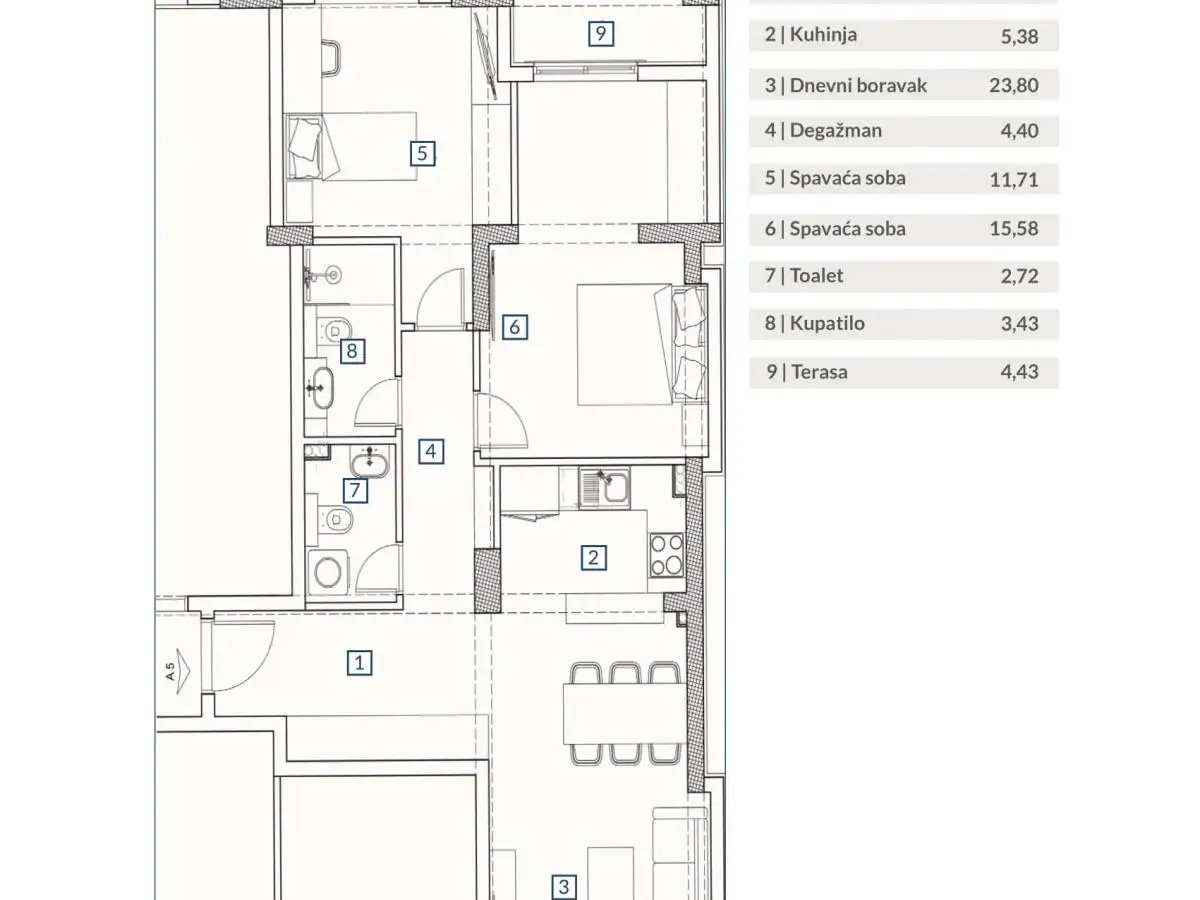Flat 35m² in Montenegro, Budva. Priced at 123900€ rent photo-8