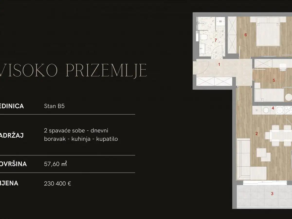 Flat 46m² in Montenegro, Kotor. Priced at 184900€ rent photo-8