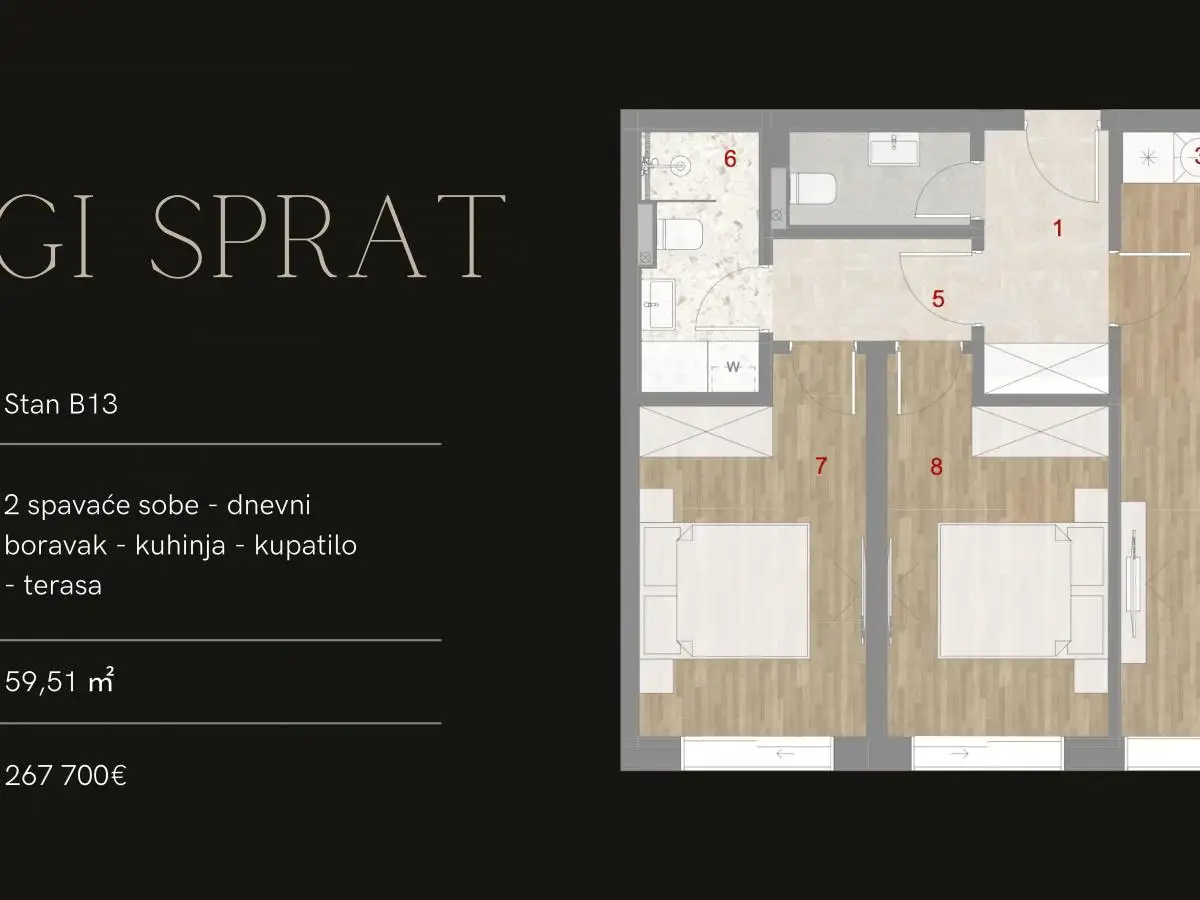 Flat 46m² in Montenegro, Kotor. Priced at 184900€ rent photo-15