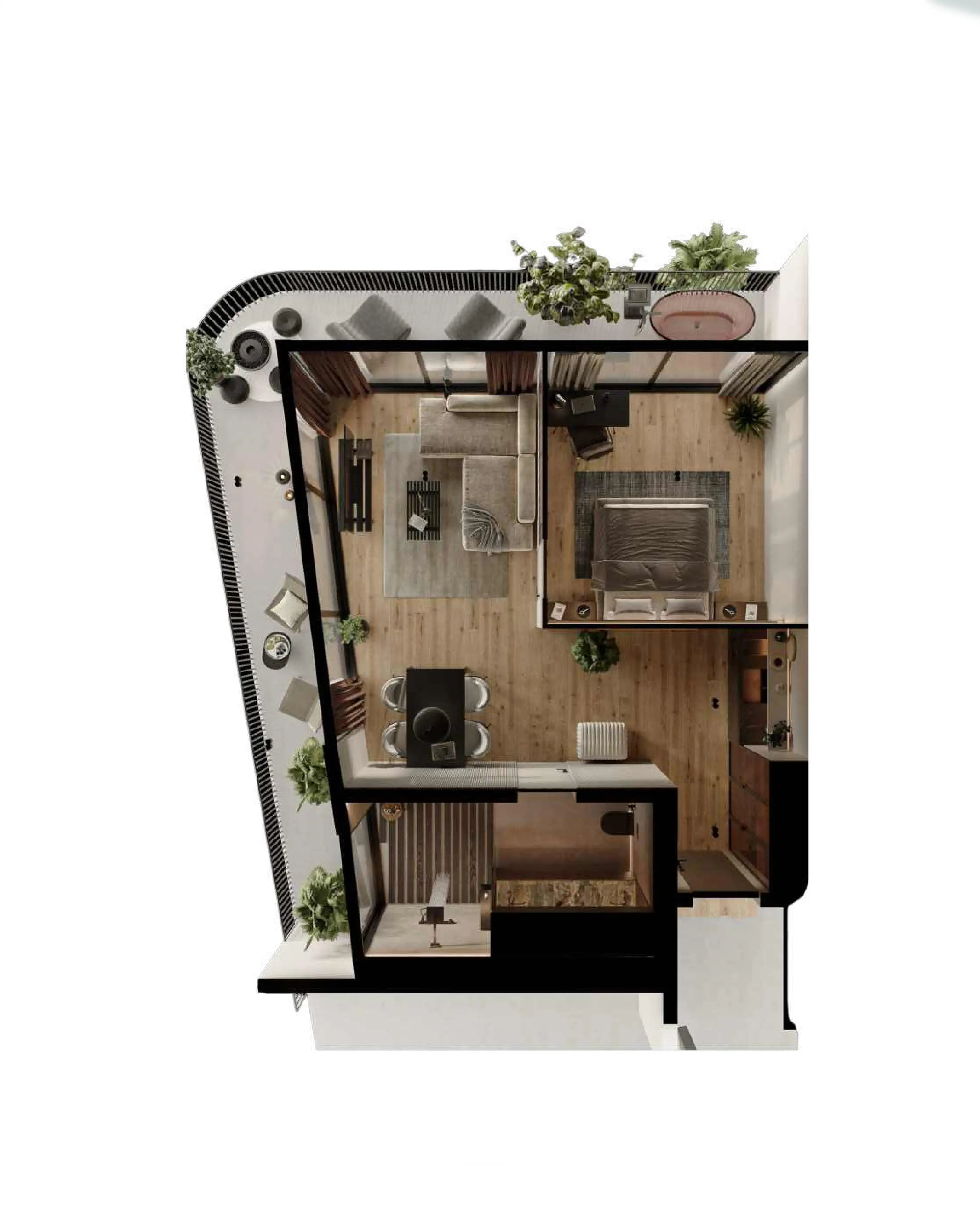 Flat 60m² in Indonesia, Canggu. Priced at 263500$ rent photo-1