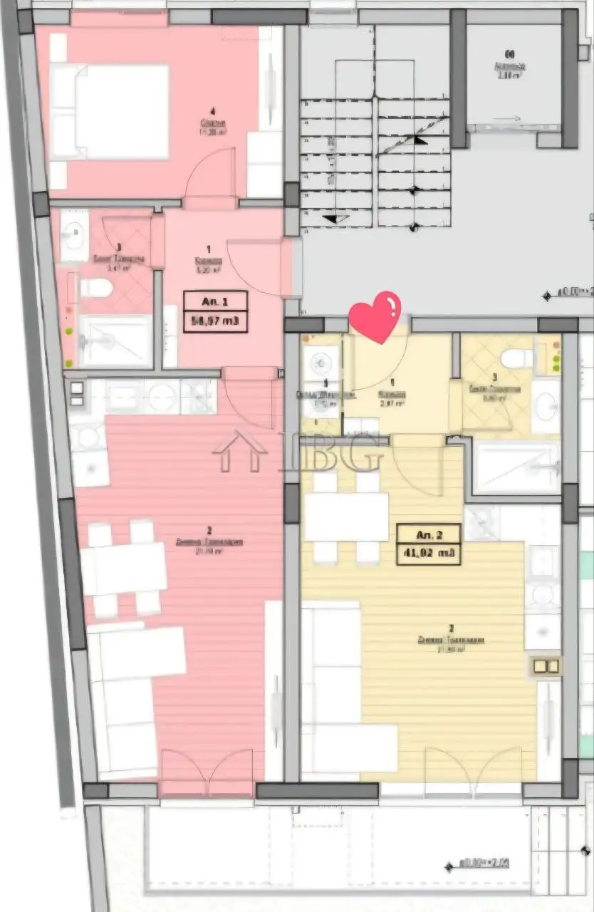 Flat 42m² in Bulgaria, Sunny Beach. Priced at 70000€ rent photo-5