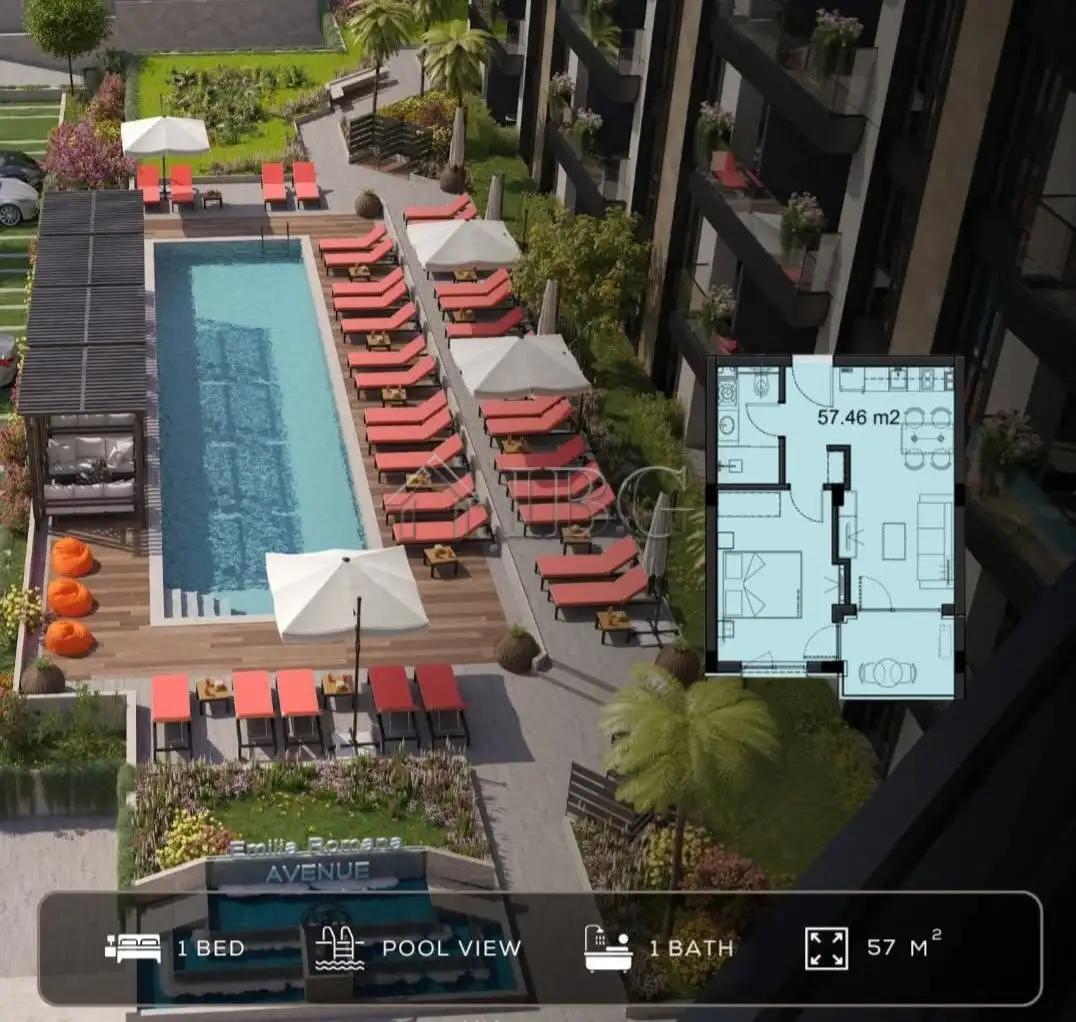 Flat 57m² in Bulgaria, Sunny Beach. Priced at 122900€ rent photo-1