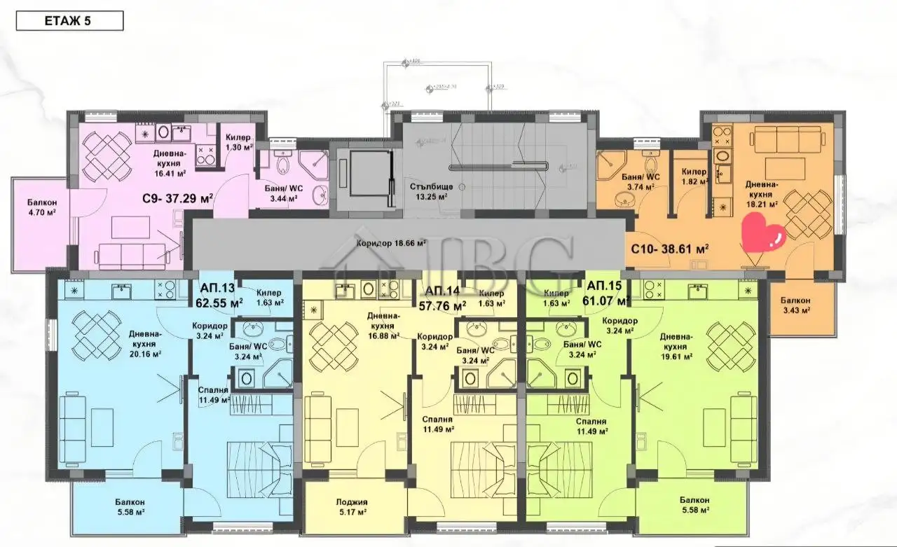 Flat 38m² in Bulgaria, Sunny Beach. Priced at 64500€ rent photo-2