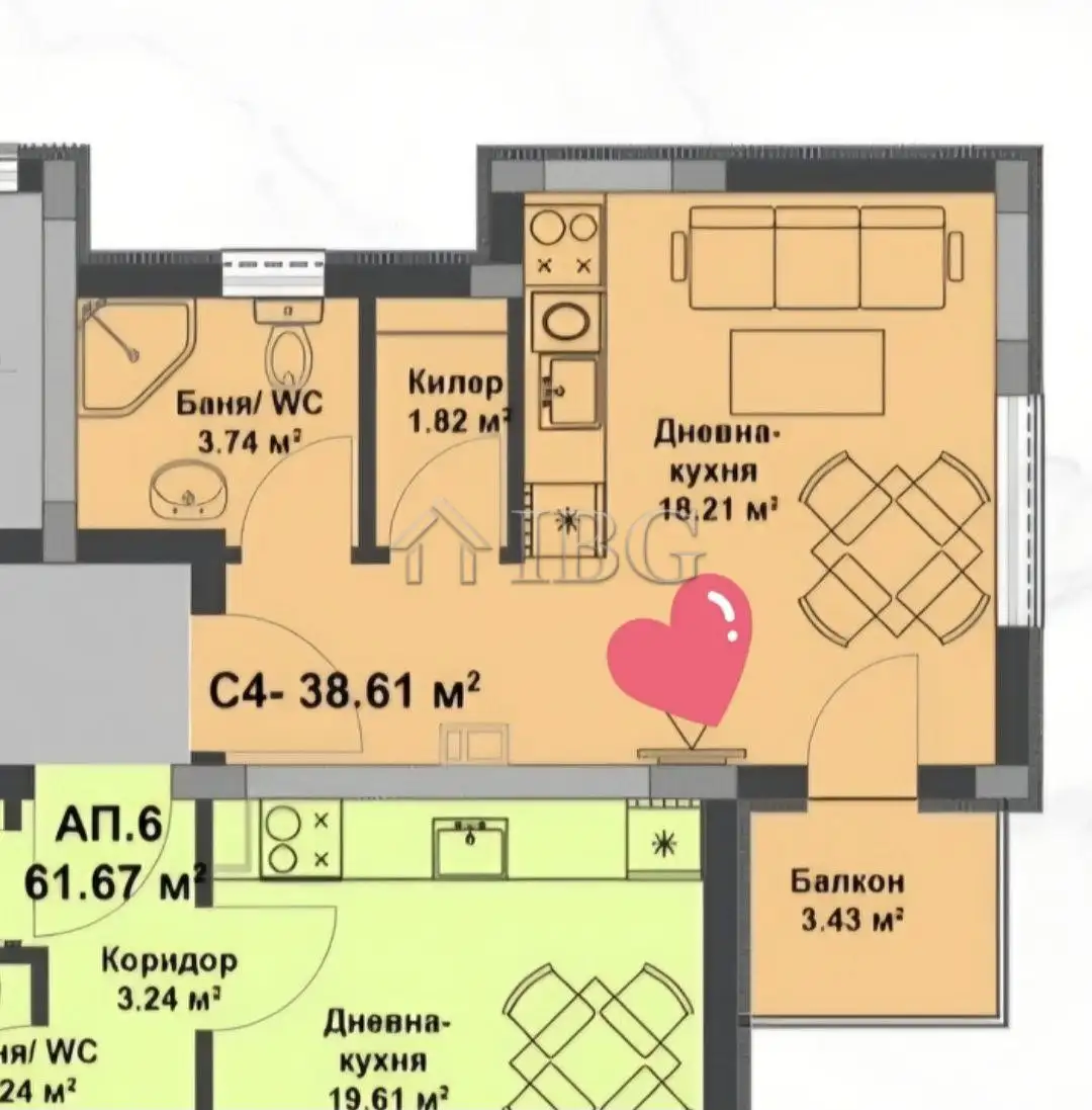 Flat 38m² in Bulgaria, Sunny Beach. Priced at 64500€ rent photo-10