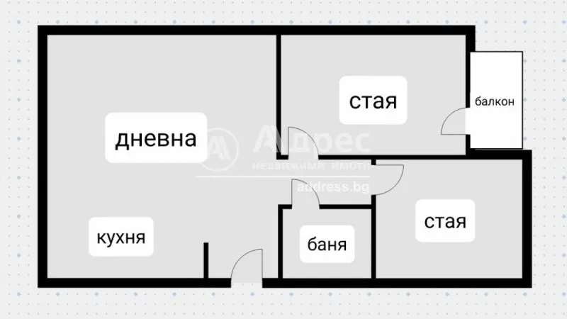 Квартира 90м² в Болгарии, София. Стоимостью 155039£ аренда фото-1