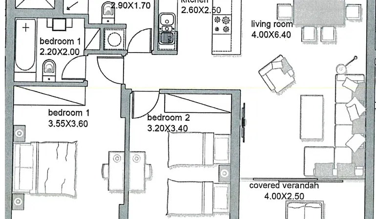 Квартира 87м² в Кипре, Пафос. Стоимостью 309392£ аренда фото-5